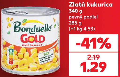 Bonduelle Gold Zlatá kukurica