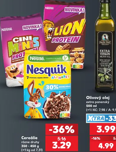 Nestlé Nesquik Alphabet cereálie