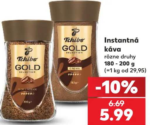 Tchibo Gold Selection instantná káva