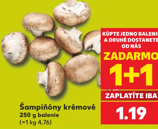 Šampiňóny krémové