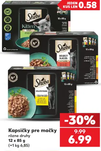 Sheba kapsičky pre mačky 2 druhy