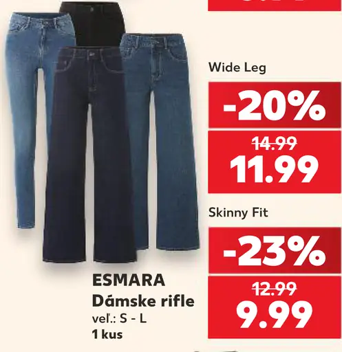 Esmara dámske rifle Wide Leg