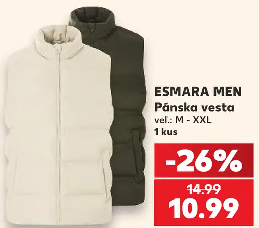 ESMARA MEN pánska vesta