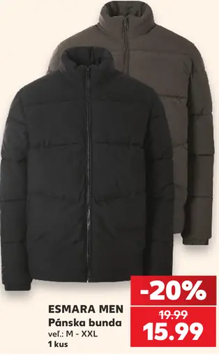 Esmara Men pánska prešívaná bunda