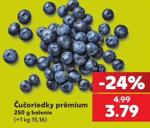 Čučoriedky prémiové
