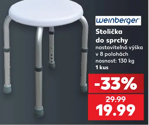 Weinberger sprchovacie stolička