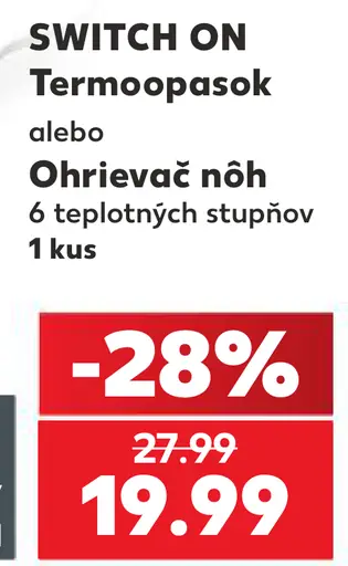 Switch On termopások