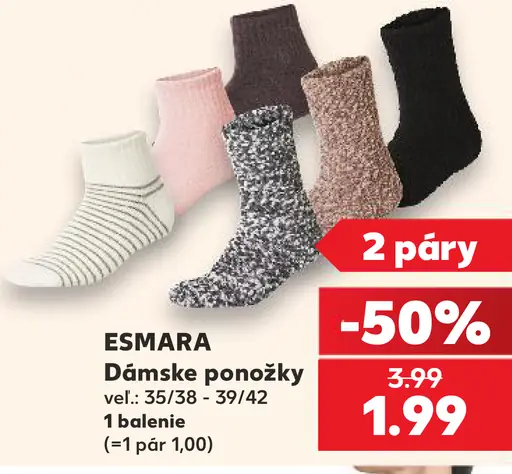 Esmara dámske ponožky