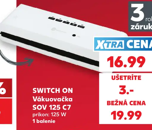 Switch On Vákuovačka SOV 125 C7