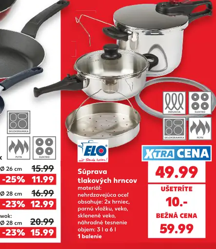 ELO Súprava tlakových hrncov