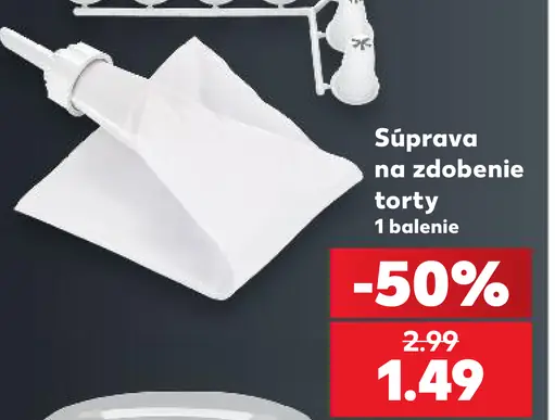 Súprava na zdobenie torty