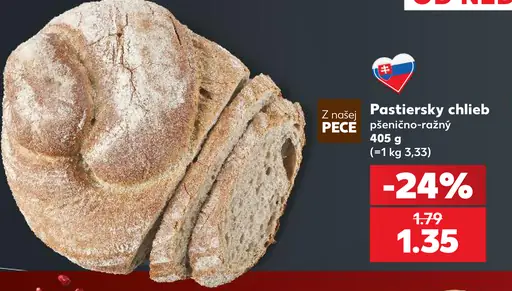 Pastiersky chlieb pšenično-ražný