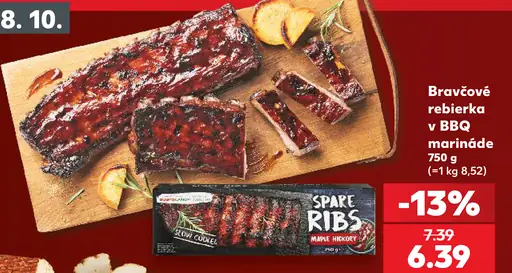 Bravčové rebrá v BBQ marináde
