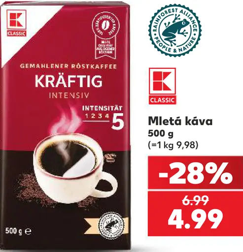 K-Classic Mletá káva