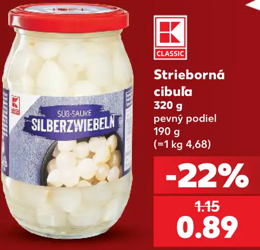 K-Classic Strieborná cibuľa