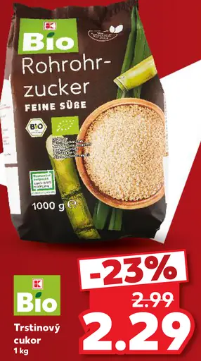 K-Bio Trstinový cukor