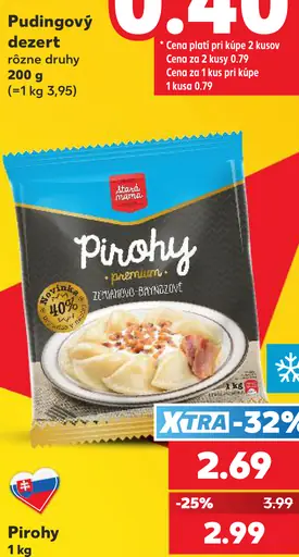 Stará mama Pirohy – tvarohové, zemiakové alebo mäsové