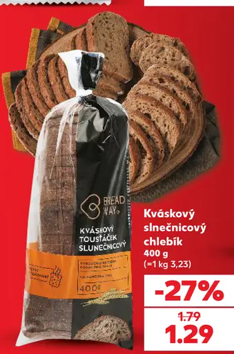 Bread Way Kváskový slnečnicový chlebík