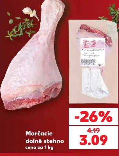 Morčacie dolné stehno