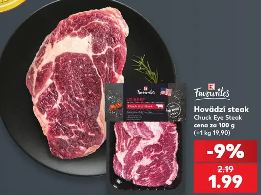 Favourites Chuck Eye Steak – hovädzí steak