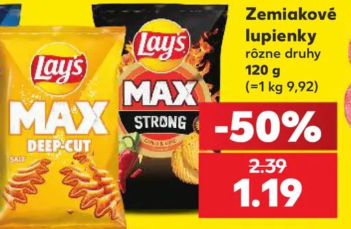 Lay's Max zemiakové lupienky