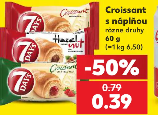 7 Days Croissant s náplňou