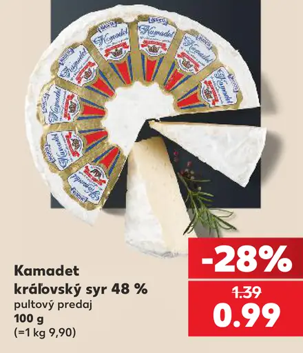 Kamadet kráľovský syr 48 %