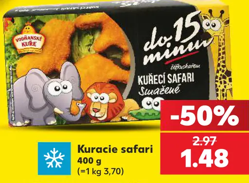 Vodňanské kuře kuracie safari