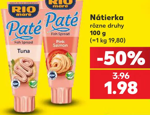 Rio Mare paté rybacia pasta pink salmon