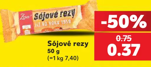 Zora sójové rezy