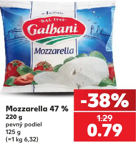 Galbani Mozzarella 47%