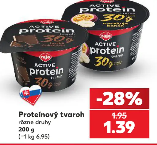 Rajo Active Protein tvaroh viac druhov