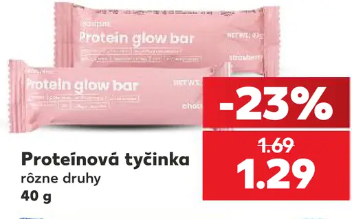 Tekmar Protein glow bar – rôzne druhy