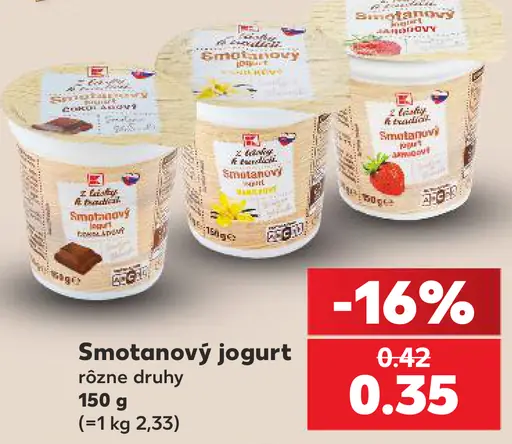 Z lásky k tradícii biely smotanový jogurt