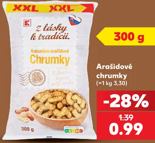 Z lásky k tradícii – arašidové chrumky