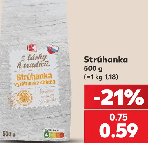 Z lásky k tradícii Strúhanka