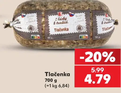 Z lásky k tradícii tlačenka