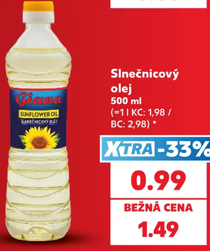 Giana Slnečnicový olej