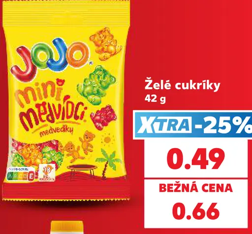 Jojo mini medvídci želé cukríky