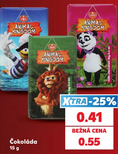 Animal Kingdom Čokoláda