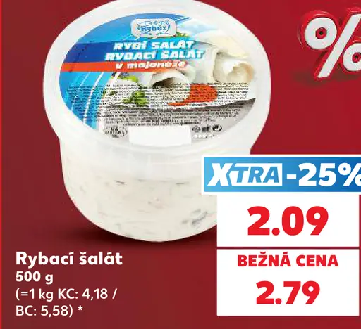 Ryba rybací šalát v majonéze