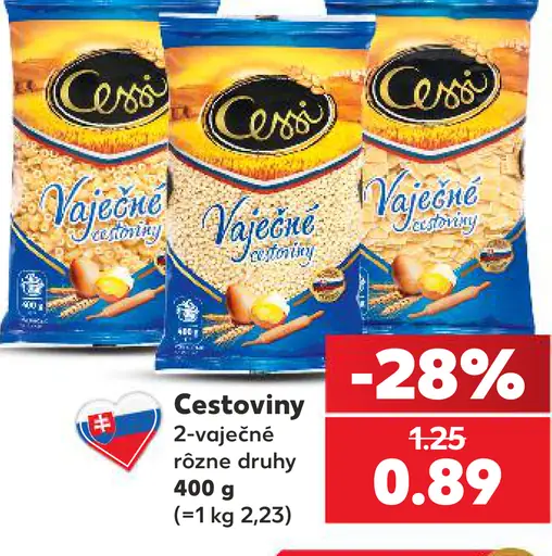 Cessi Vaječné cestoviny
