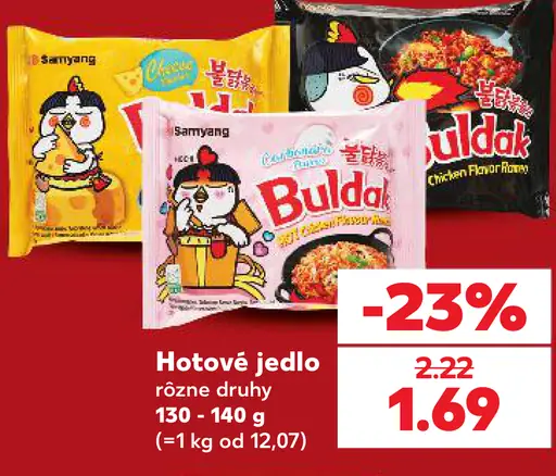 Samyang Buldak instantné hotové jedlo