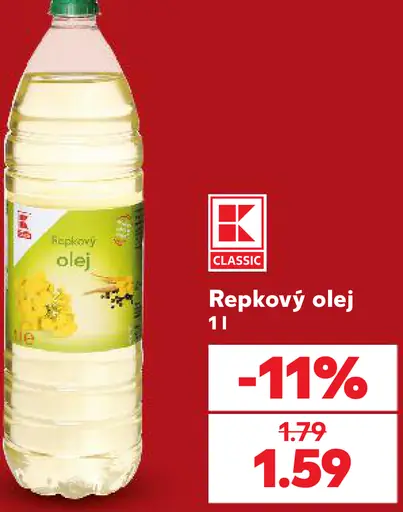 K-Classic Repkový olej