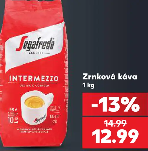 Intermezzo zrnková káva