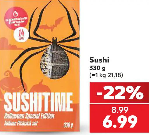 Sushitime Halloween Special Edition sushi s lososom