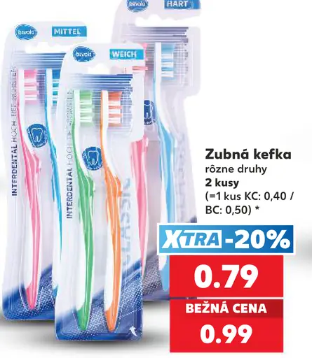Bevola Zubné kefky