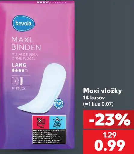 Bevola maxi vložky