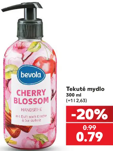 Bevola tekuté mydlo Cherry Blossom