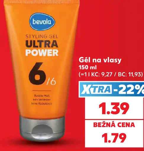 Bevola stylingový gél Ultra Power 6